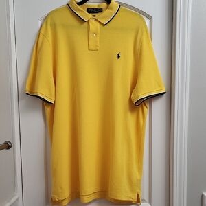 NWOT‎ Polo by Ralph Lauren Men's Yellow Polo Shirt. Size XL